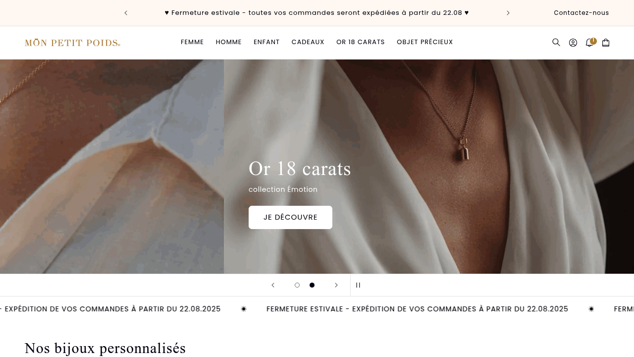 Exemple Shopify Lamourdushop 2