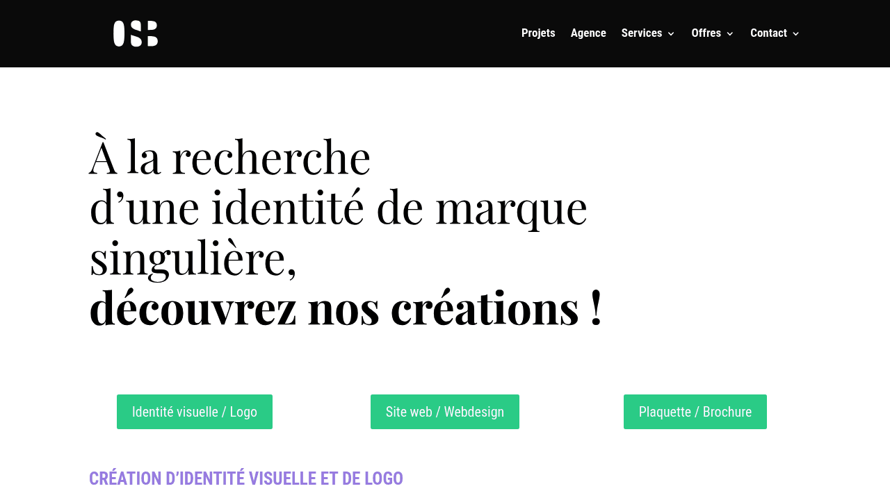 Exemple portfolio agence